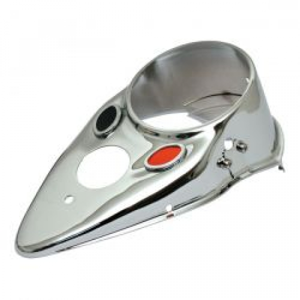 36-46 style Cat Eye dash cover. Chrome