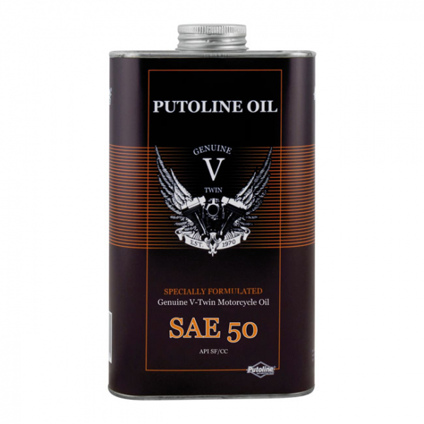 Putoline, SAE 50 mono grade mineral motor oil. 1 liter