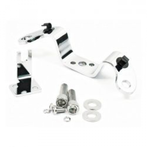 OEM style XL Sportster top motor mount. Chrome