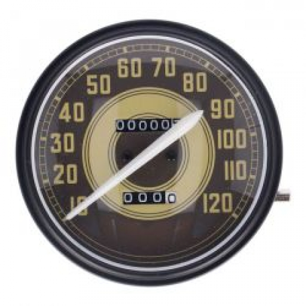 FL Tachometer, '41-45 Gesicht', grüne Armee. 2:1 MPH