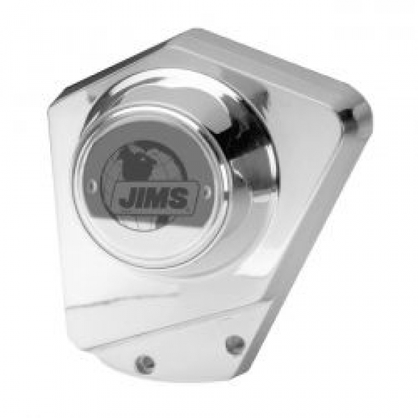 JIMS, 'A Cut Above' billet cam cover L73-92 B.T. Polished