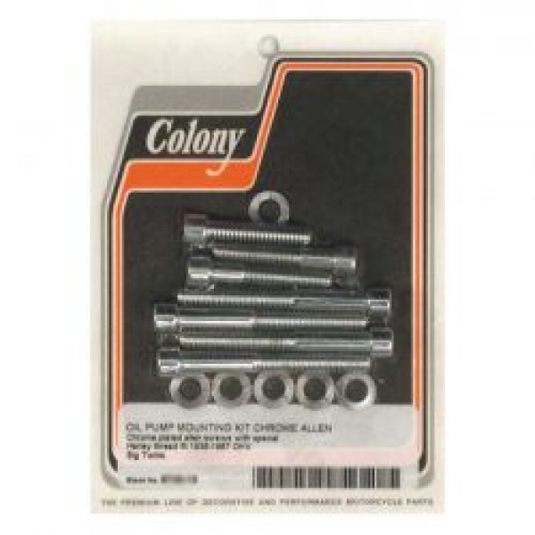 COLONY OIL PUMP MOUNT KIT ALLEN  CHROME