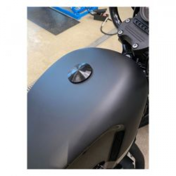 Killer Custom, Flush Mount Pop-up Gas Cap. Schwarz