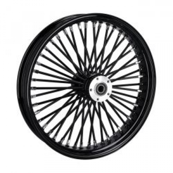 MCS radial 48 fat spoke front wheel 3.50 x 21 DF black