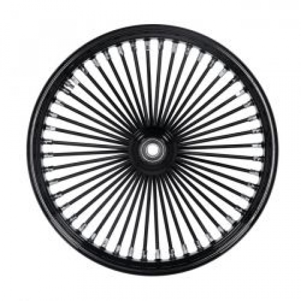 MCS radial 48 fat spoke front wheel 3.50 x 21 SF black