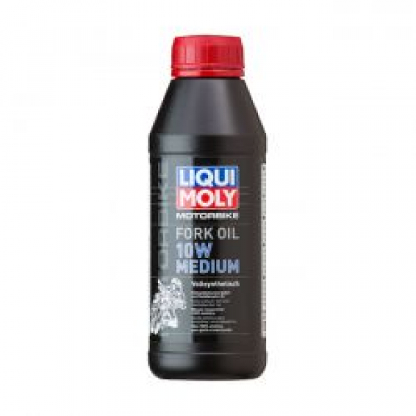 Liqui Moly, fork oil 10W medium. 500cc