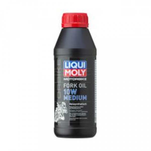 Liqui Moly, fork oil 10W medium. 500cc