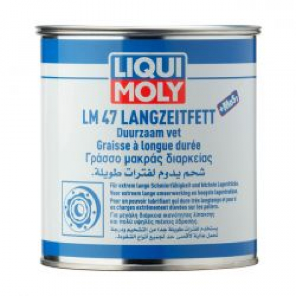 Liqui Moly, LM 47 Langlebiges Schmierfett + MOS2. 1 Kilo Metalldose