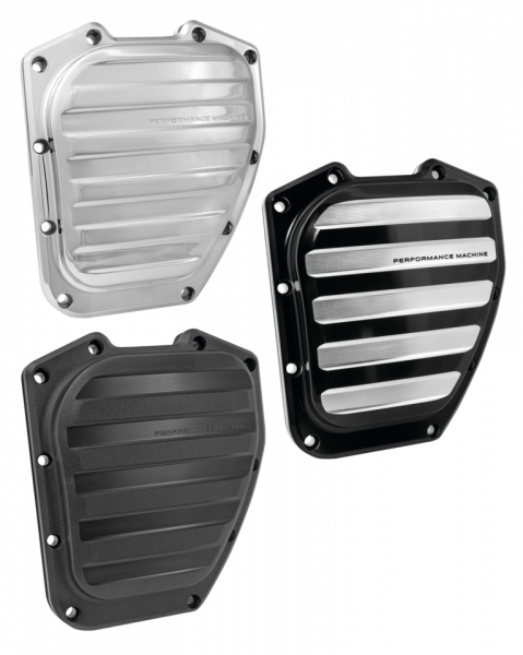 PERFORMANCE MACHINE DRIVE DESIGN CAM COVERS FOR TWIN CAM