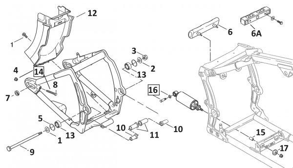 SCHWINGEN EINZELTEILE FÜR SOFTAIL 2000-2017