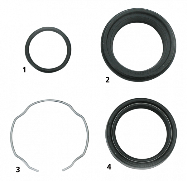 FRONT FORK SEALS AND SEAL KITS FOR 41MM FORKS ON 2000-2007 DEUCE