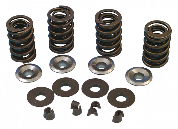 V-THUNDER VALVE SPRING SETS, VALVE SPRING RETAINERS, COTTER KEYS AND VALVE SPRING WASHERS