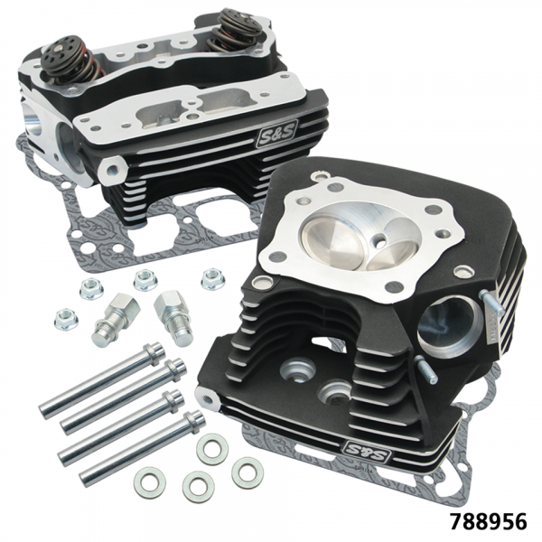 S&S SUPER STOCK CYLINDER HEADS FOR 2006-2017 TWIN CAM